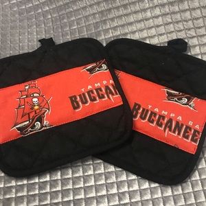 Tampa Bay Buccaneers NFL Hot Pad Set 4 pieces New
